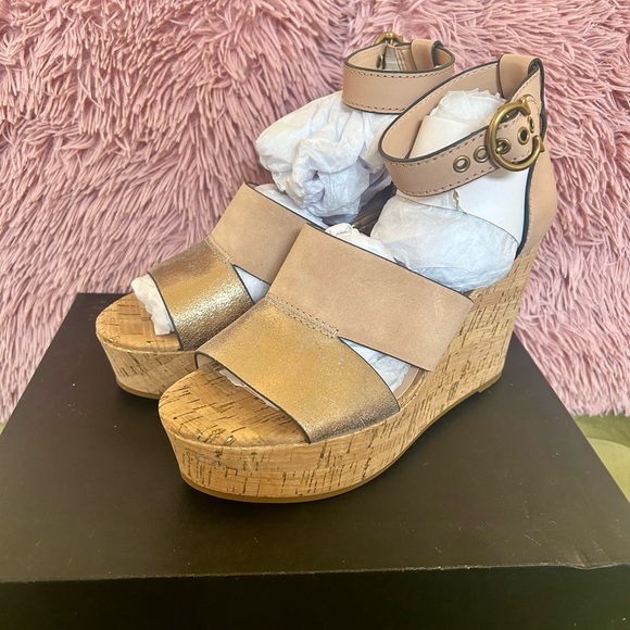 COACH - Isla Metallic Wedge: Women’s size 7.5B - Picture 9 of 14